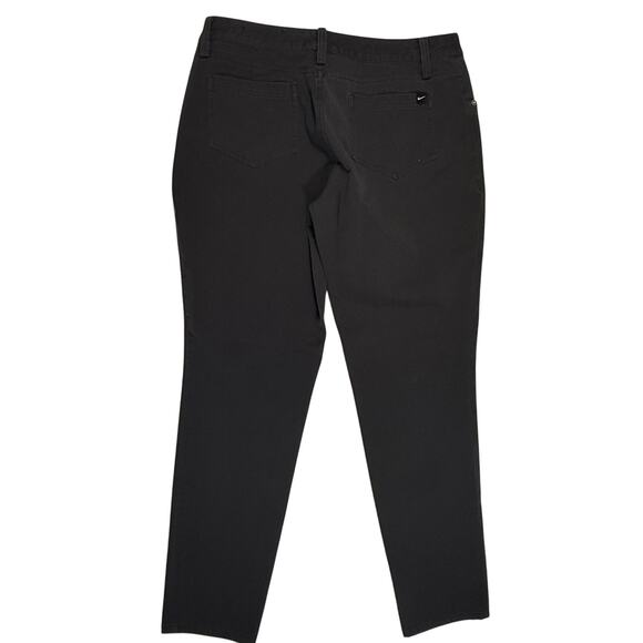 Nike Dri-Fit Golf Pants Women's 8 Black Denim with Stretch - Picture 2 of 8
